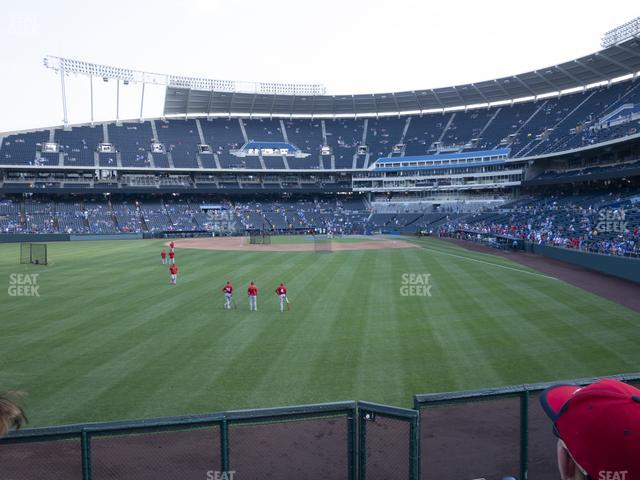 Kauffman Stadium - Section 104 Seat View