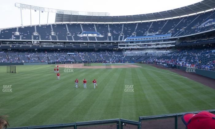 Kauffman Stadium - Section 104 Seat View