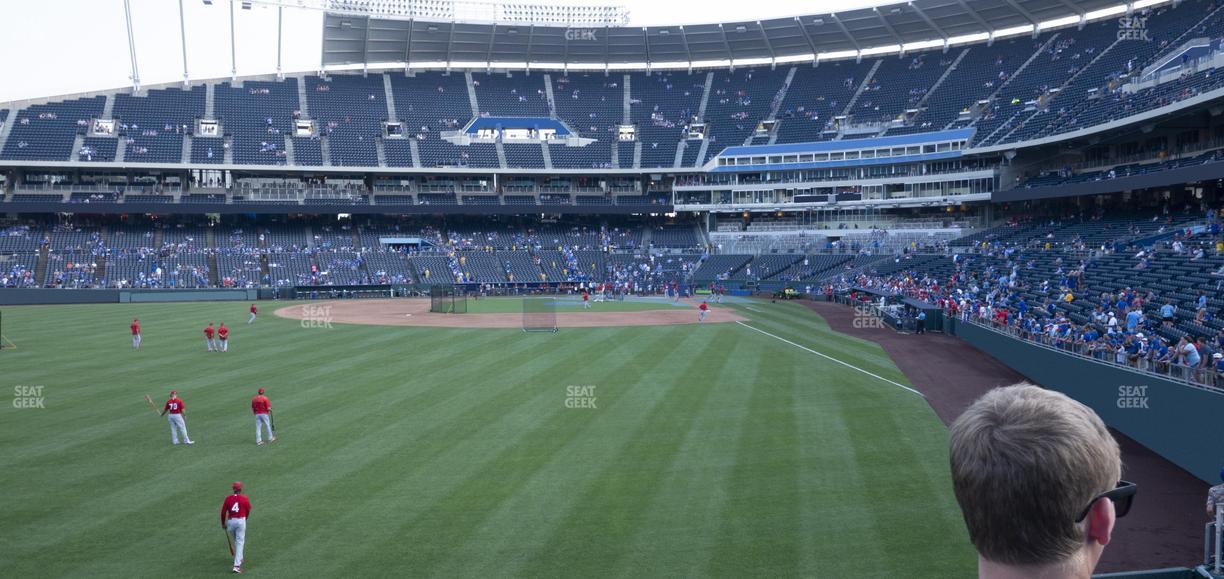 Kauffman Stadium - Section 105 Seat View