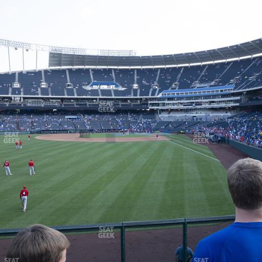 Kauffman Stadium - Section 105 Seat View