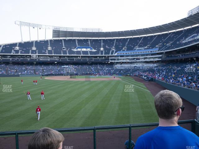 Kauffman Stadium - Section 105 Seat View
