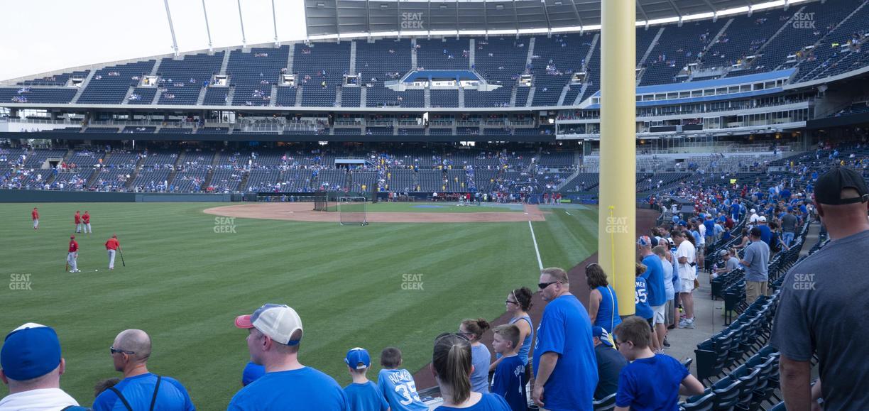 Kauffman Stadium - Section 107 Seat View