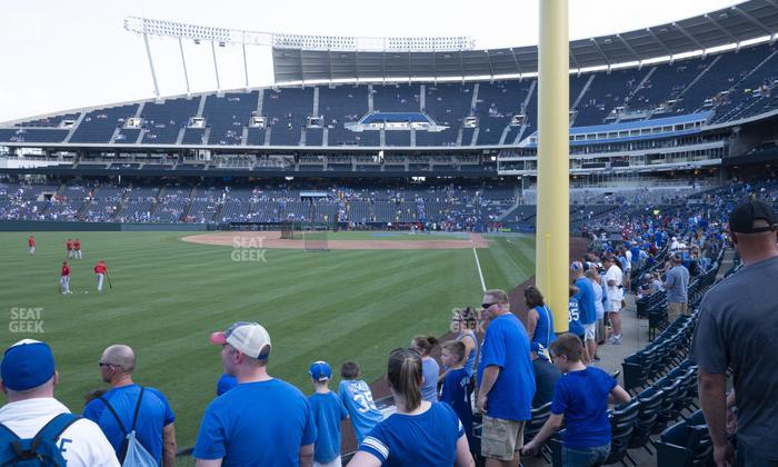Kauffman Stadium - Section 107 Seat View
