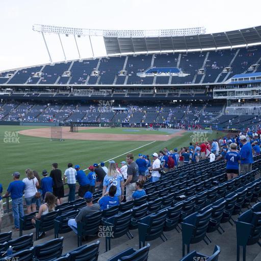 Kauffman Stadium - Section 110 Seat View
