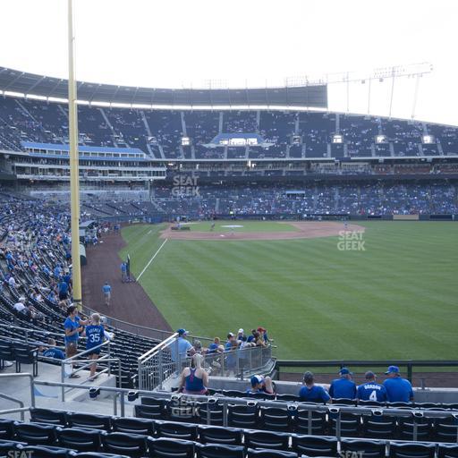 Kauffman Stadium - Section 250 Seat View