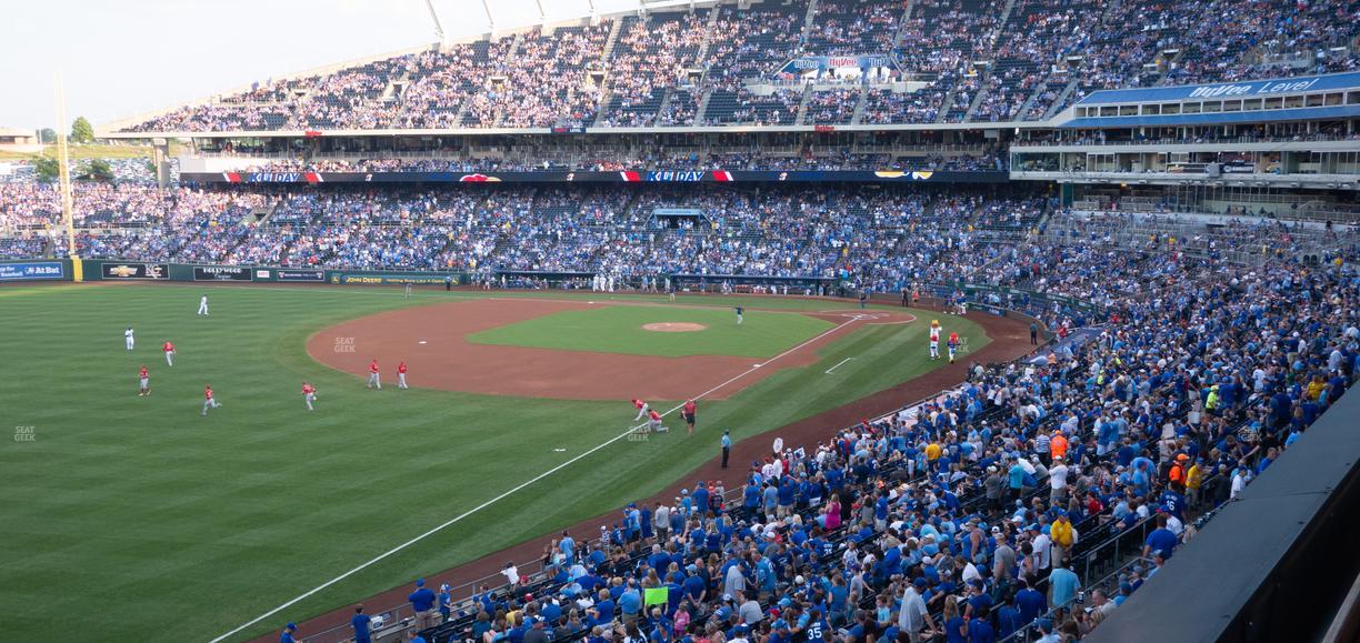 Kauffman Stadium - Section Craft And Draft Benches Seat View