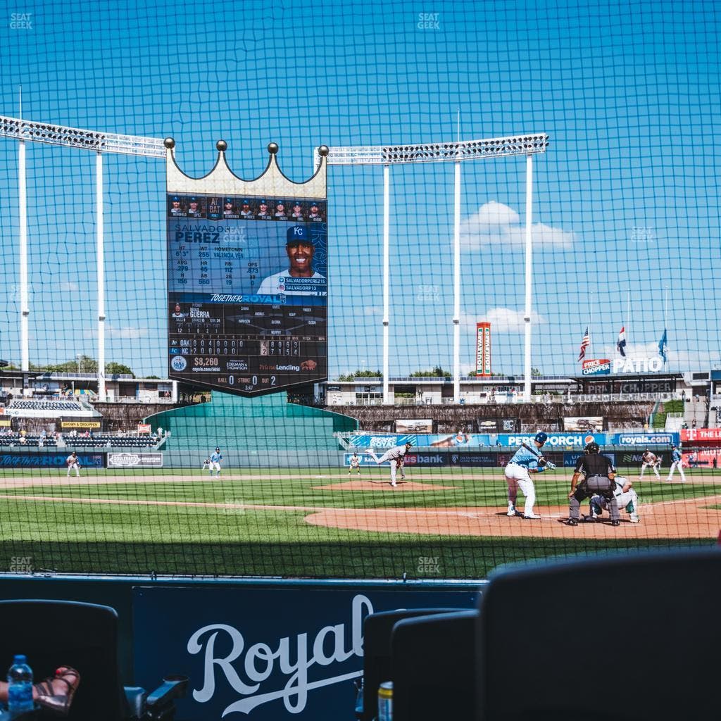 Kauffman Stadium - Section Crown Club 1 Seat View