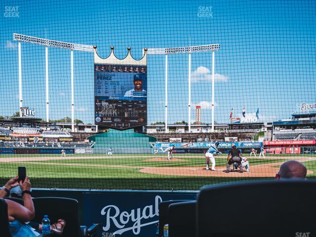 Kauffman Stadium - Section Crown Club 3 Seat View