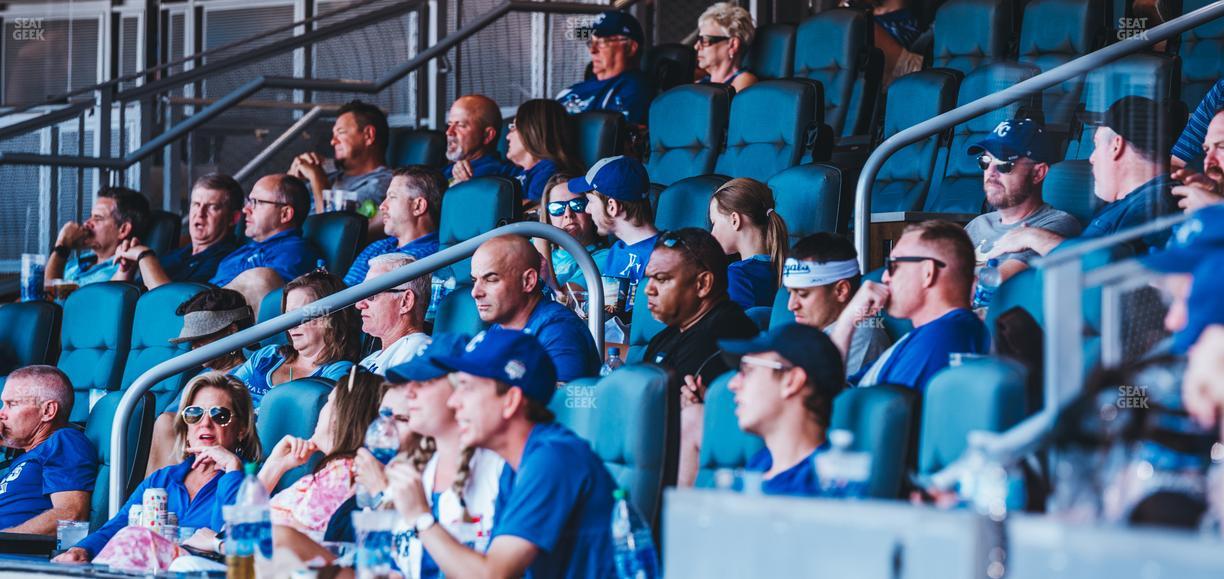 Kauffman Stadium - Section Diamond Club Box D Seat View