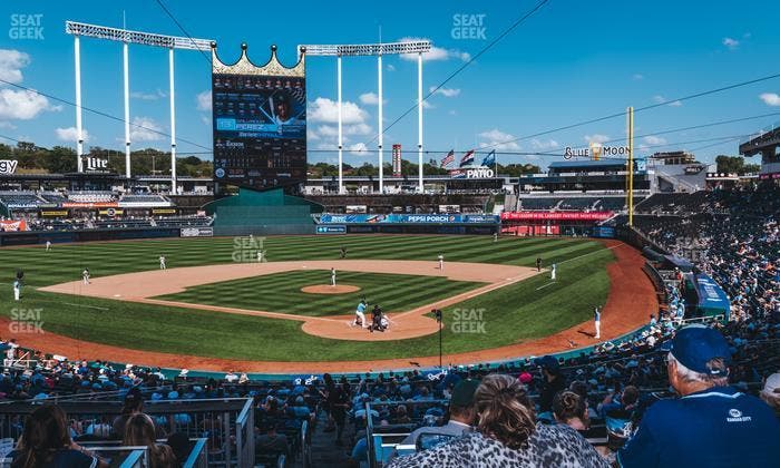 Kauffman Stadium - Section Diamond Club Tables Seat View