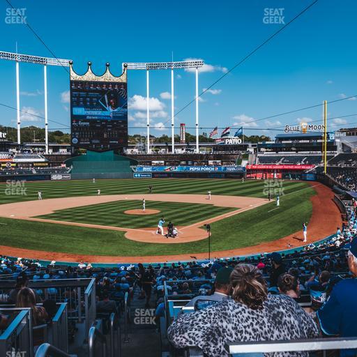 Kauffman Stadium - Section Umb Diamond Club Tables Seat View