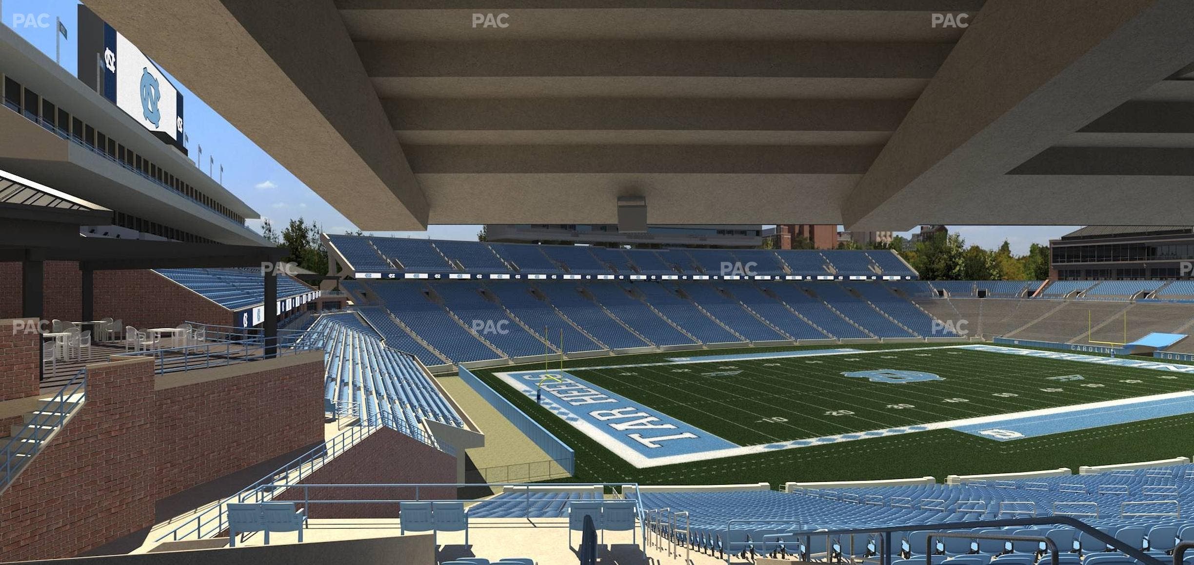 Kenan Memorial Stadium - Section 100 Seat View