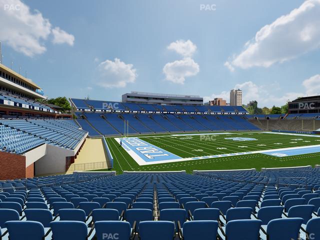 Official view from Section 101 at Kenan Memorial Stadium