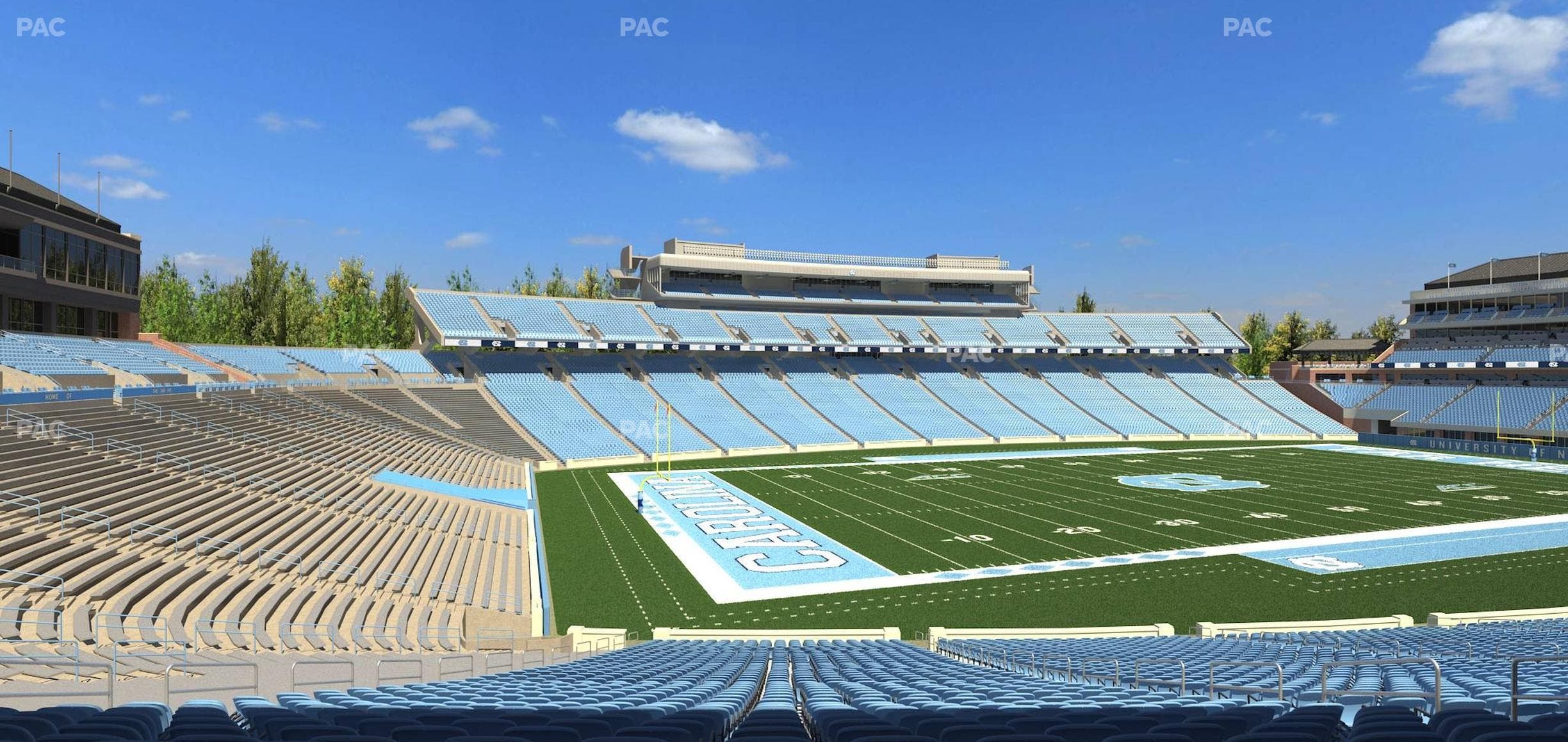 Kenan Memorial Stadium - Section 120 Seat View