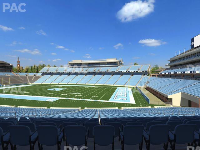Kenan Memorial Stadium - Section 129 Seat View