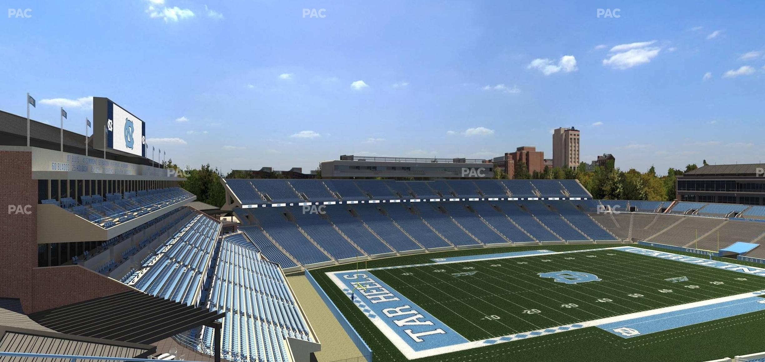 Kenan Memorial Stadium - Section 200 Seat View