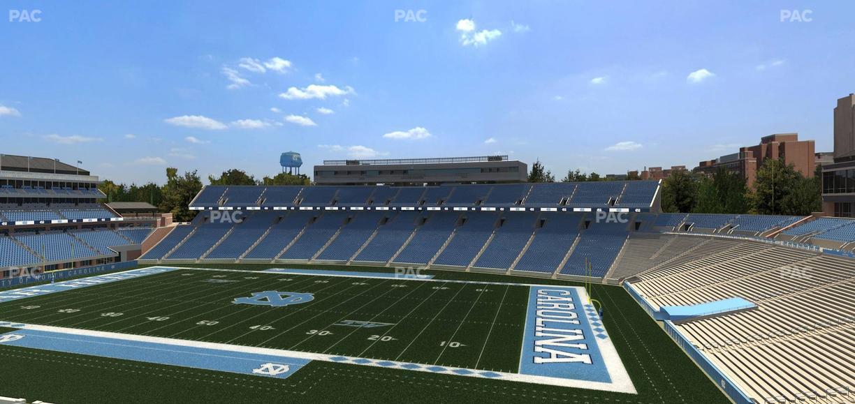 Kenan Memorial Stadium - Section 210 Seat View
