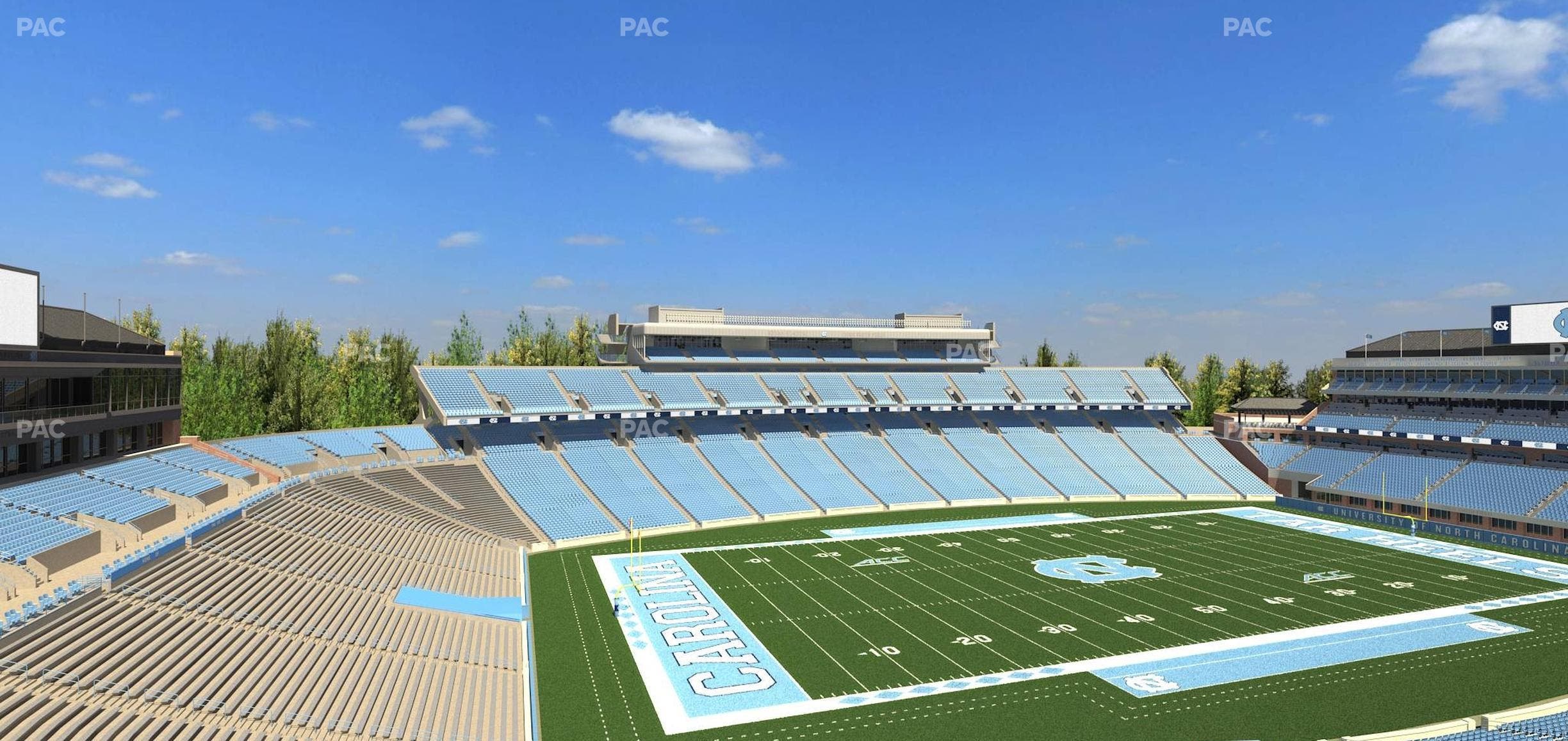 Kenan Memorial Stadium - Section 220 Seat View