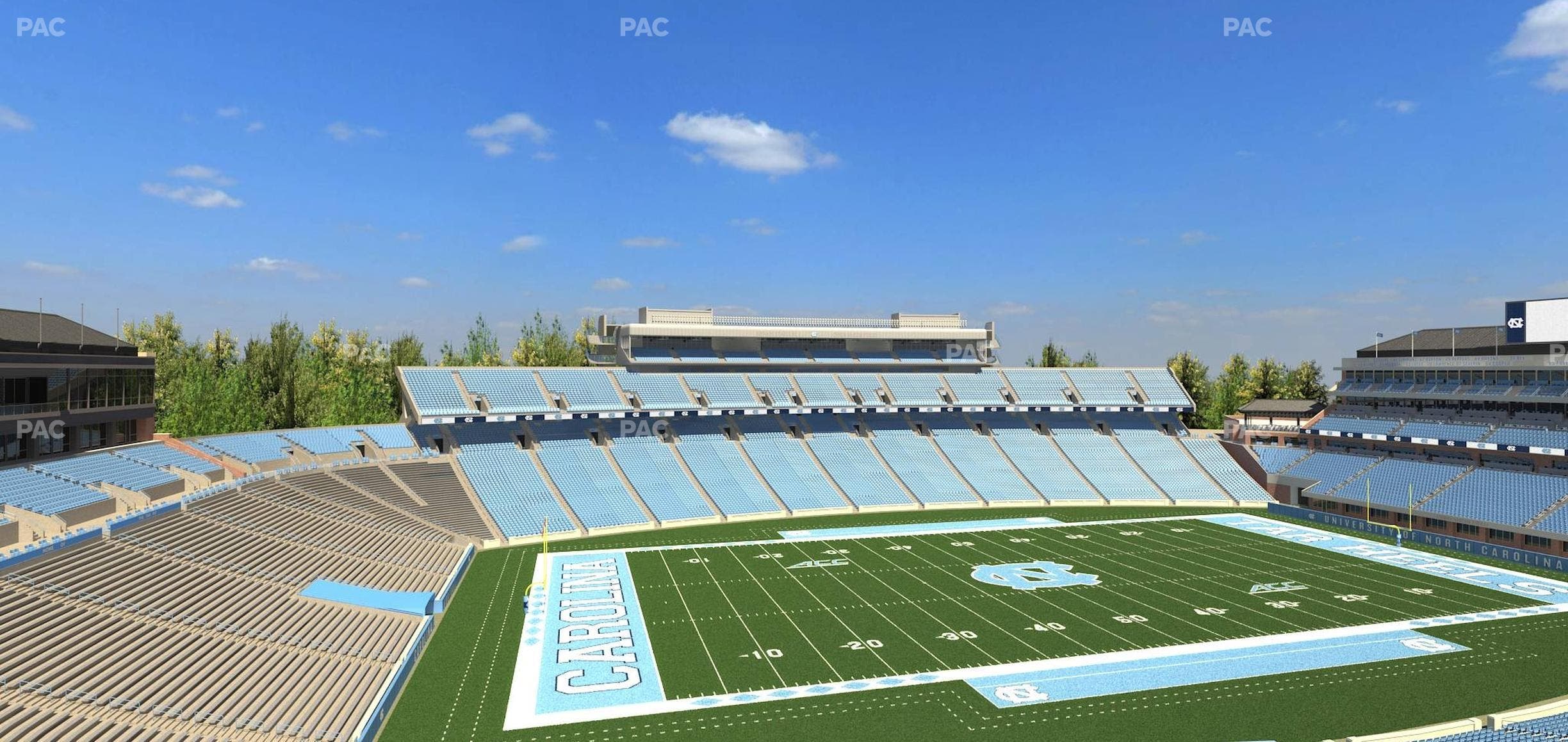 Kenan Memorial Stadium - Section 221 Seat View