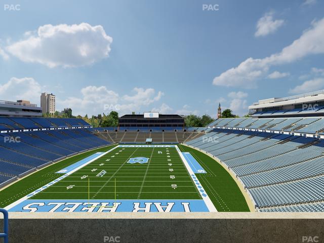Official view from Section Suite 14 at Kenan Memorial Stadium