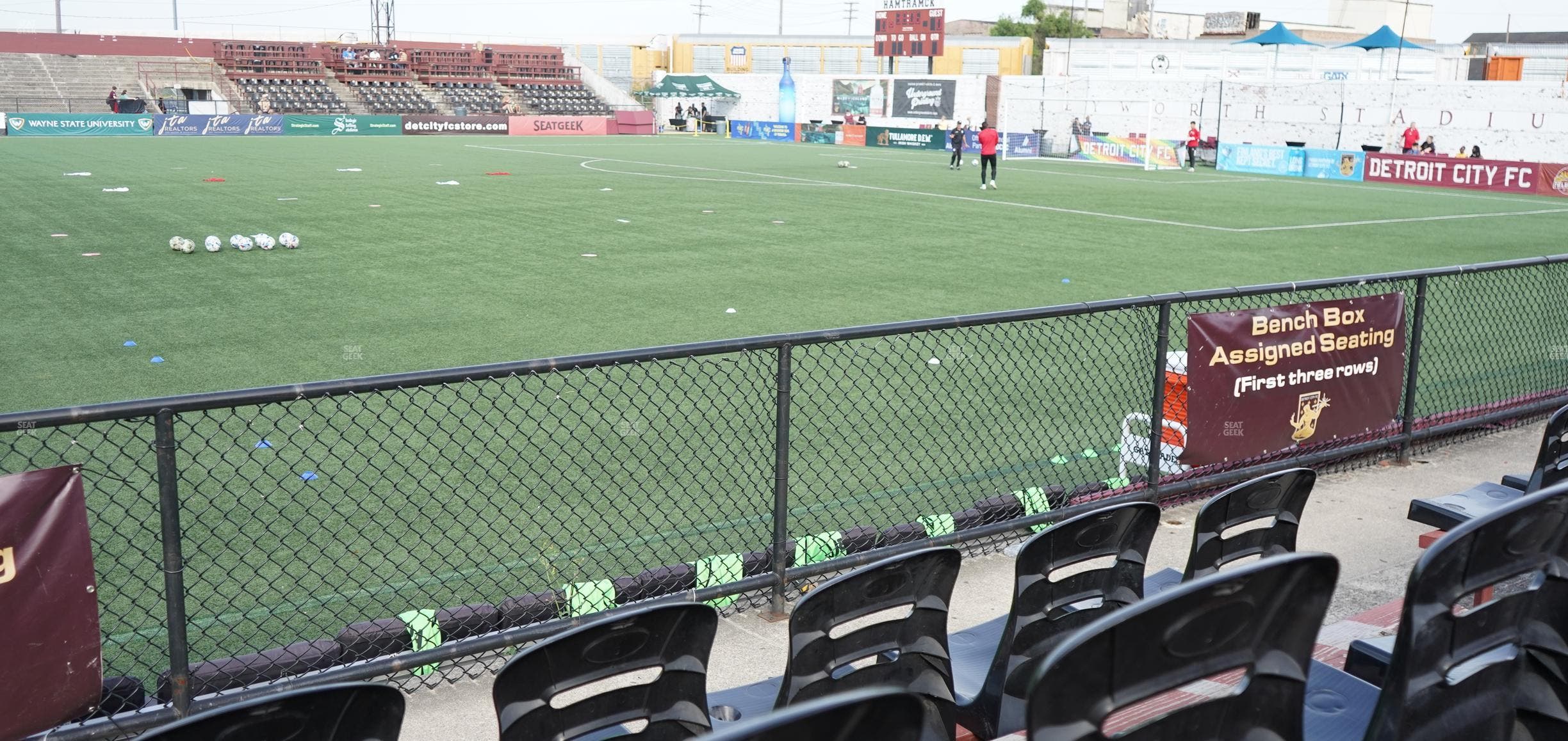 Keyworth Stadium - Section Bench Box Seat View