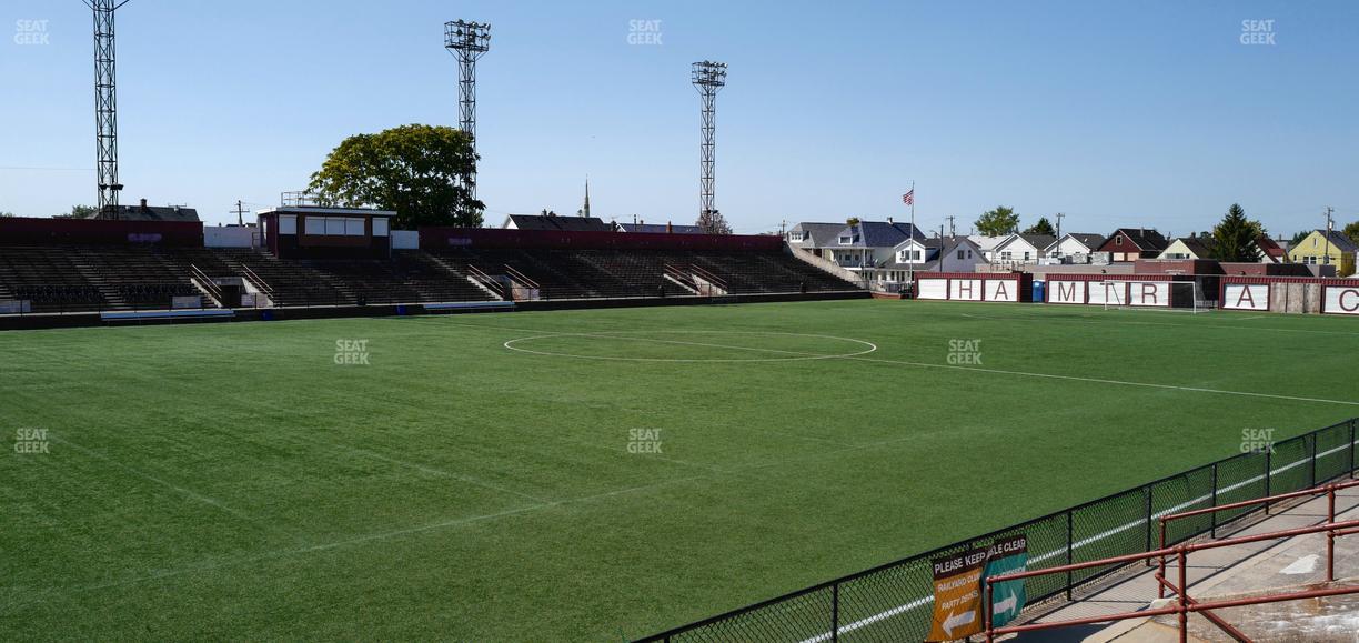 Keyworth Stadium - Section Party Deck 6 Seat View