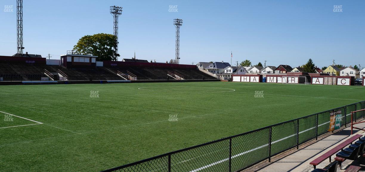 Keyworth Stadium - Section Railyard Club 3 Seat View