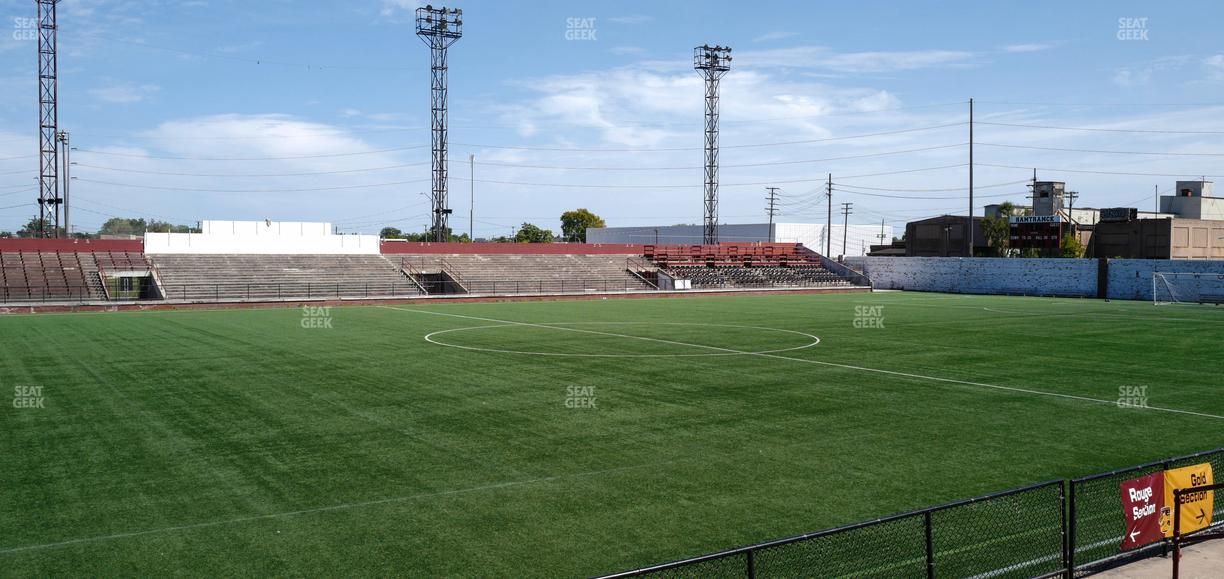 Keyworth Stadium - Section Rouge Seat View
