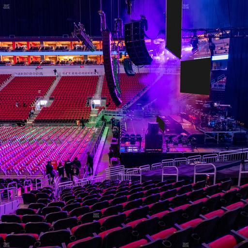 KFC Yum! Center - Section 104 Seat View