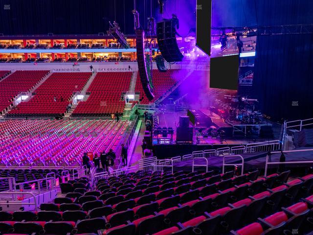KFC Yum! Center - Section 104 Seat View
