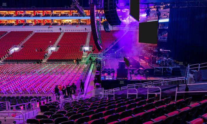 KFC Yum! Center - Section 104 Seat View