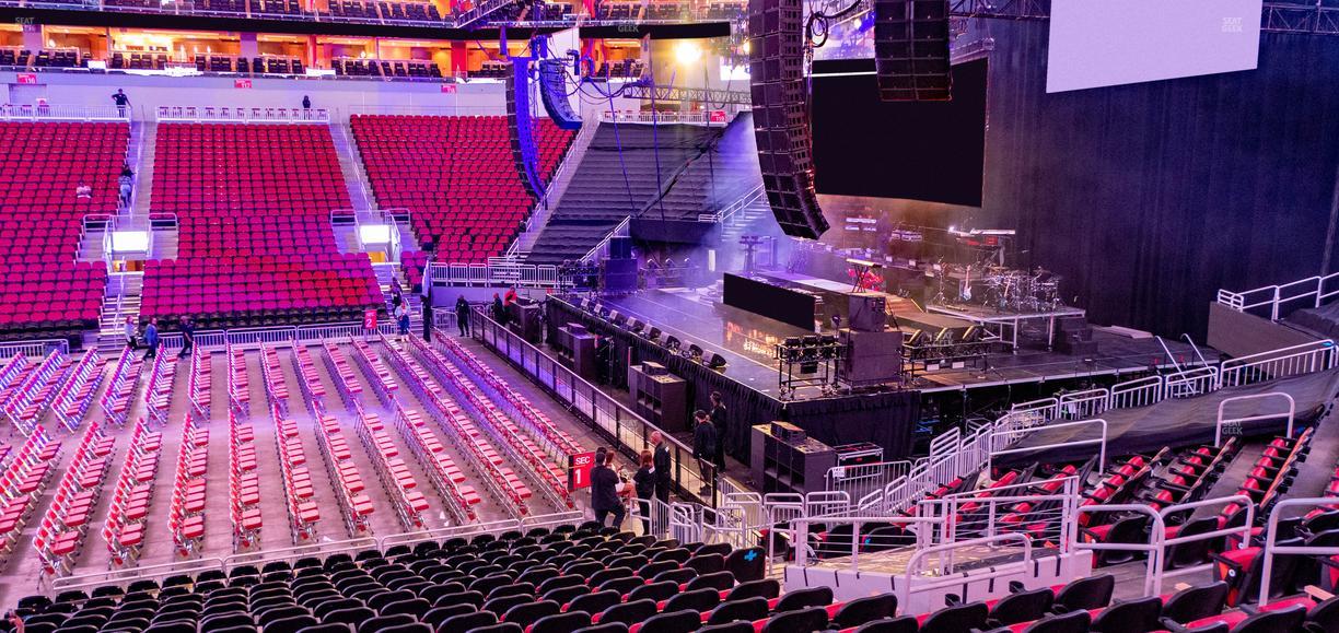 KFC Yum! Center - Section 105 Seat View