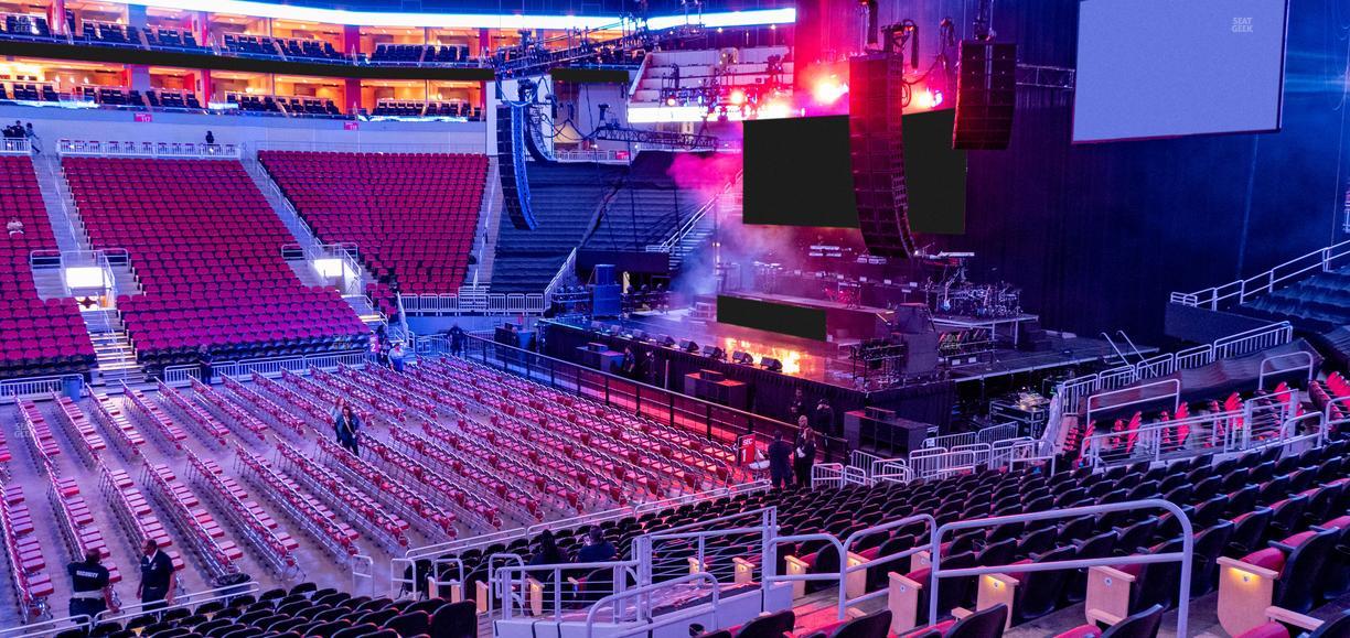 KFC Yum! Center - Section 106 Seat View