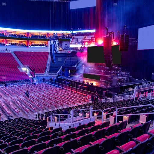 KFC Yum! Center - Section 106 Seat View