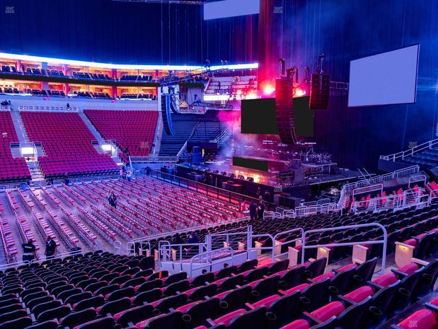 KFC Yum! Center - Section 106 Seat View