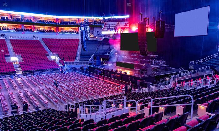 KFC Yum! Center - Section 106 Seat View