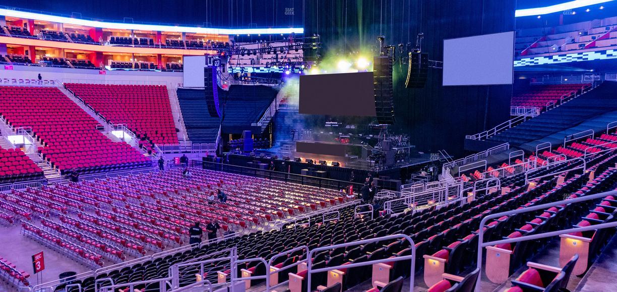 KFC Yum! Center - Section 107 Seat View