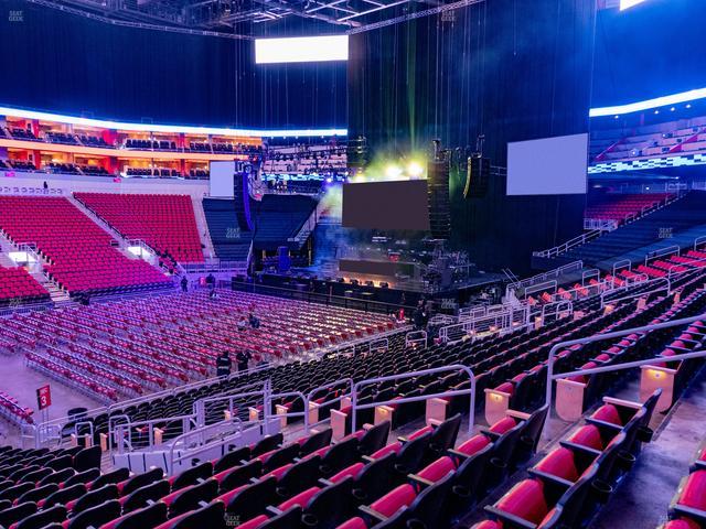 KFC Yum! Center - Section 107 Seat View