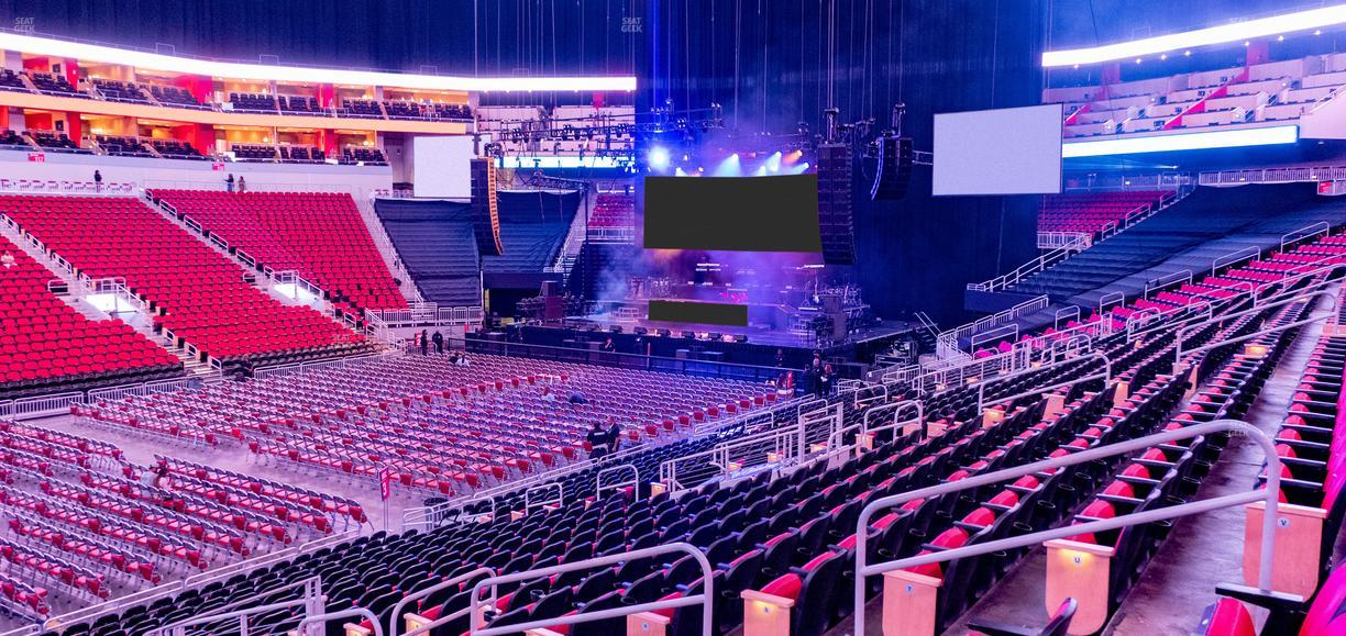 KFC Yum! Center - Section 108 Seat View