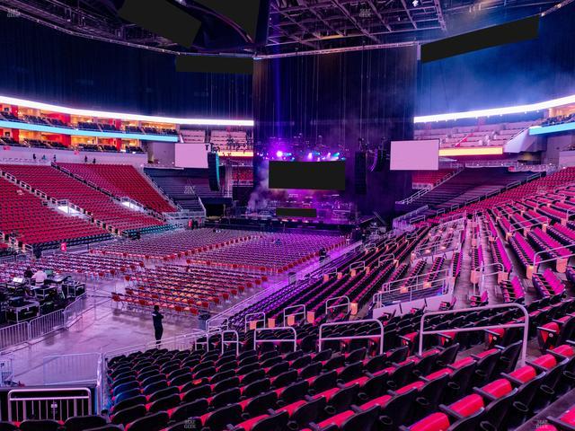 KFC Yum! Center - Section 109 Seat View