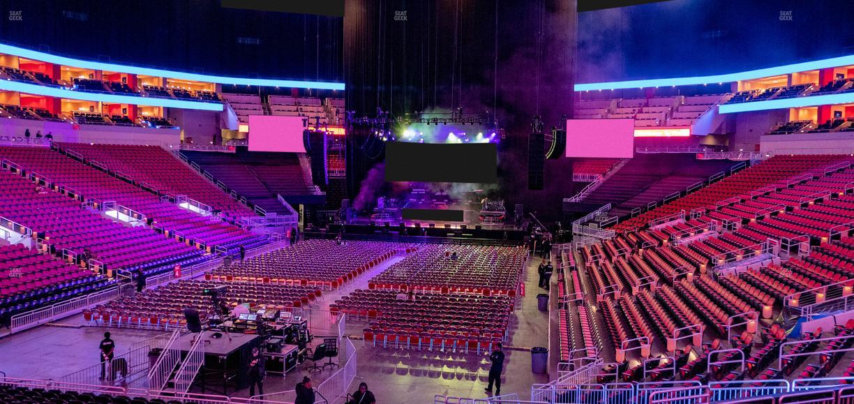 KFC Yum! Center - Section 110 Seat View