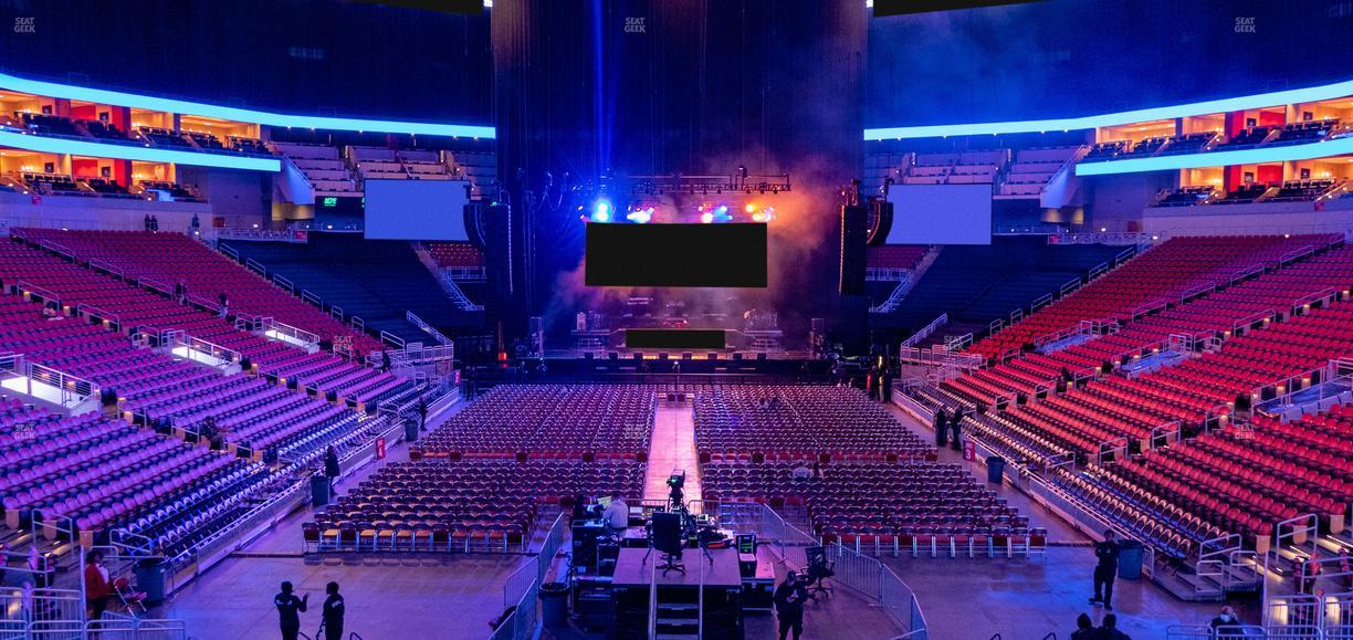 KFC Yum! Center - Section 111 Seat View