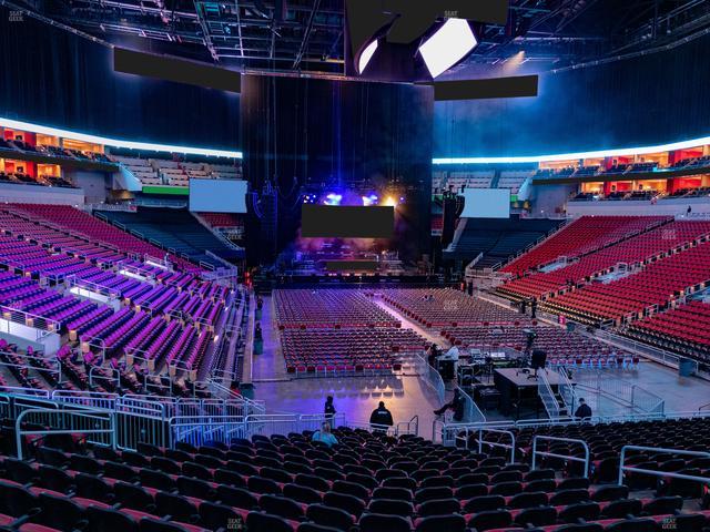 KFC Yum! Center - Section 112 Seat View