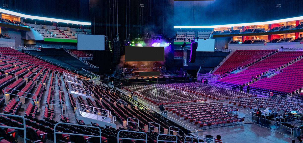 KFC Yum! Center - Section 113 Seat View