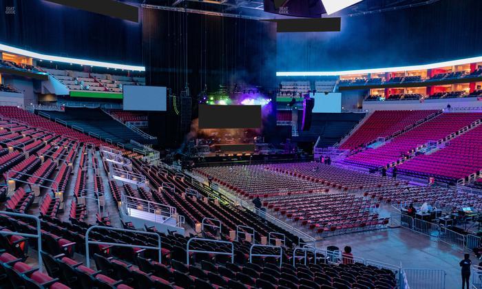 KFC Yum! Center - Section 113 Seat View