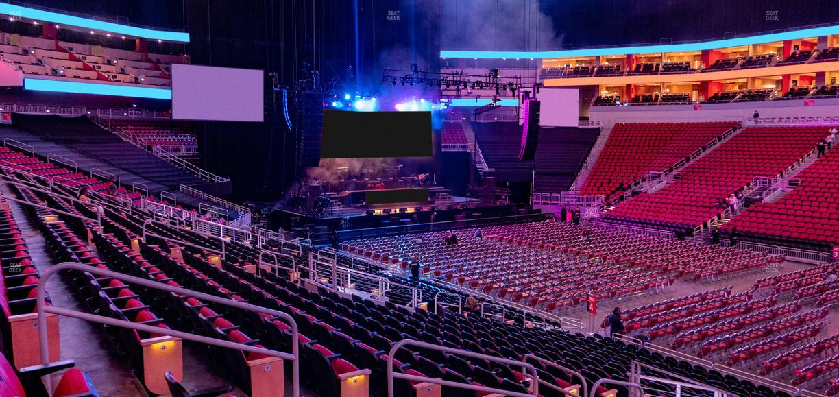 KFC Yum! Center - Section 114 Seat View