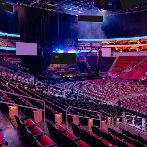 KFC Yum! Center - Section 114 Seat View