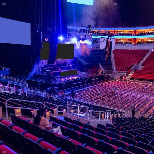 KFC Yum! Center - Section 116 Seat View