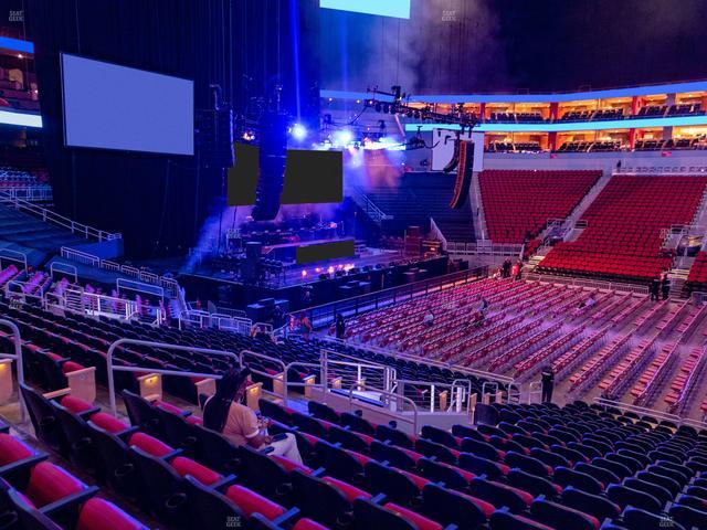 KFC Yum! Center - Section 116 Seat View