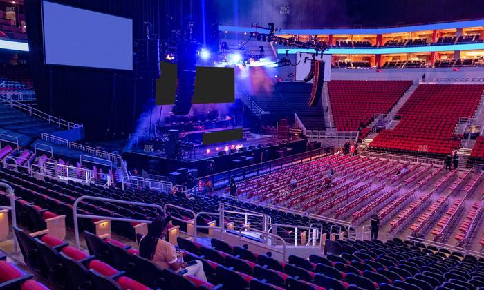 KFC Yum! Center - Section 116 Seat View